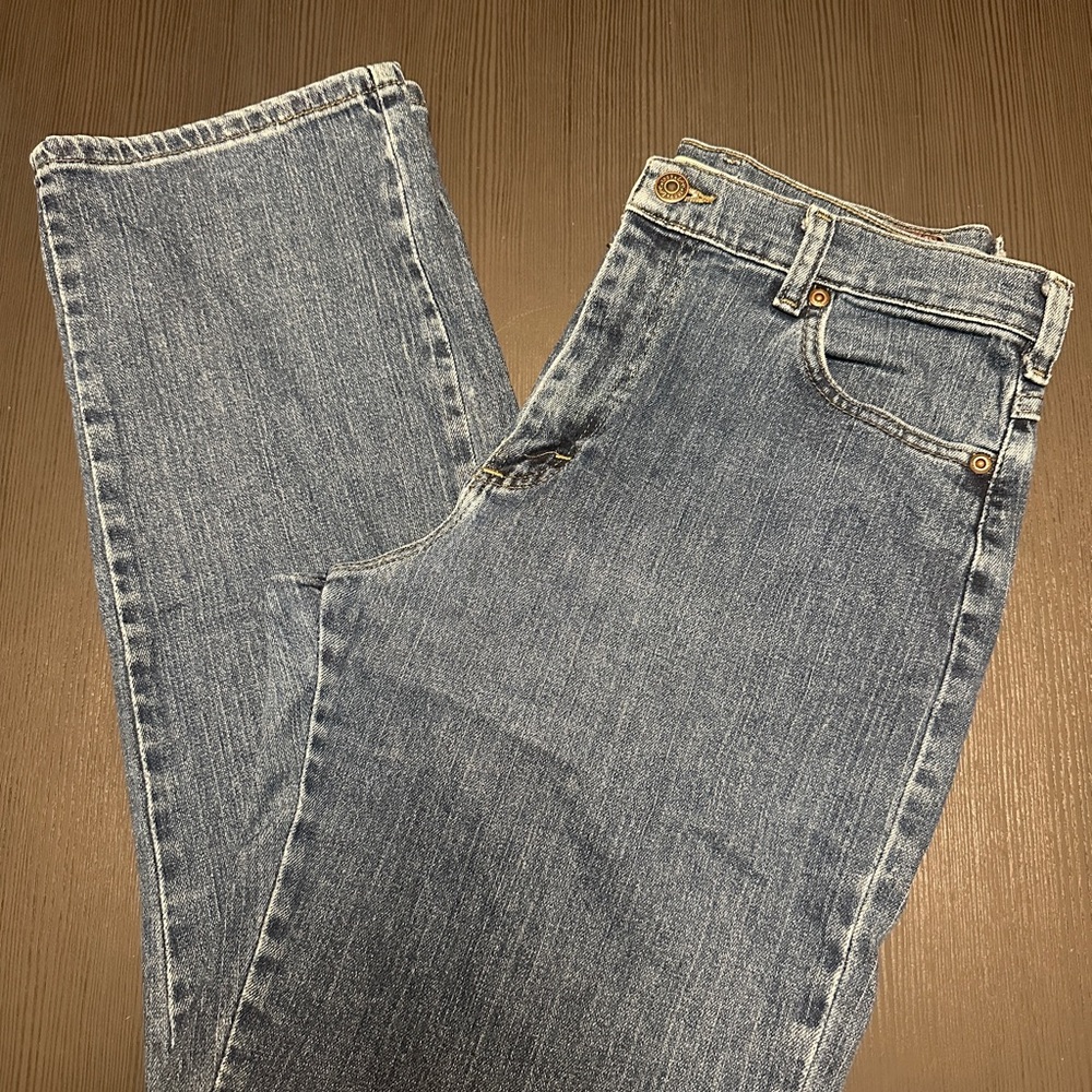Lee Relaxed Straight Leg At The Waist Women’s Jeans Size 10